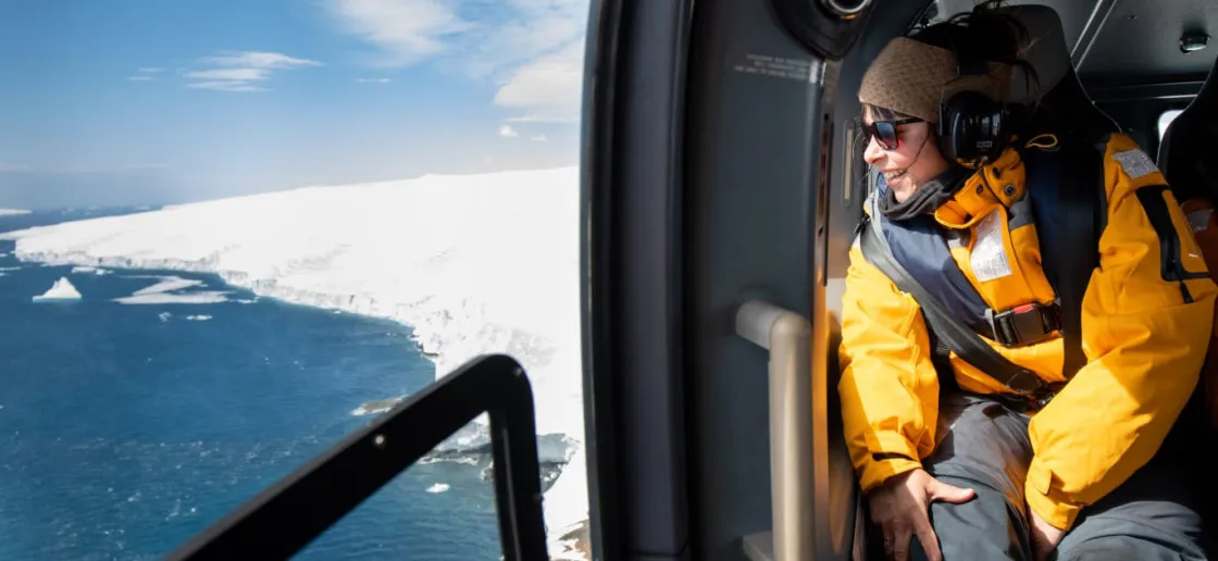 Helicopter flightseeing