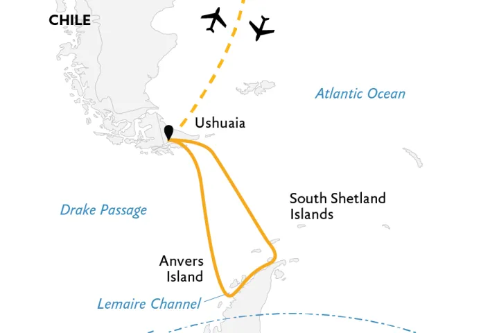 Voyage map