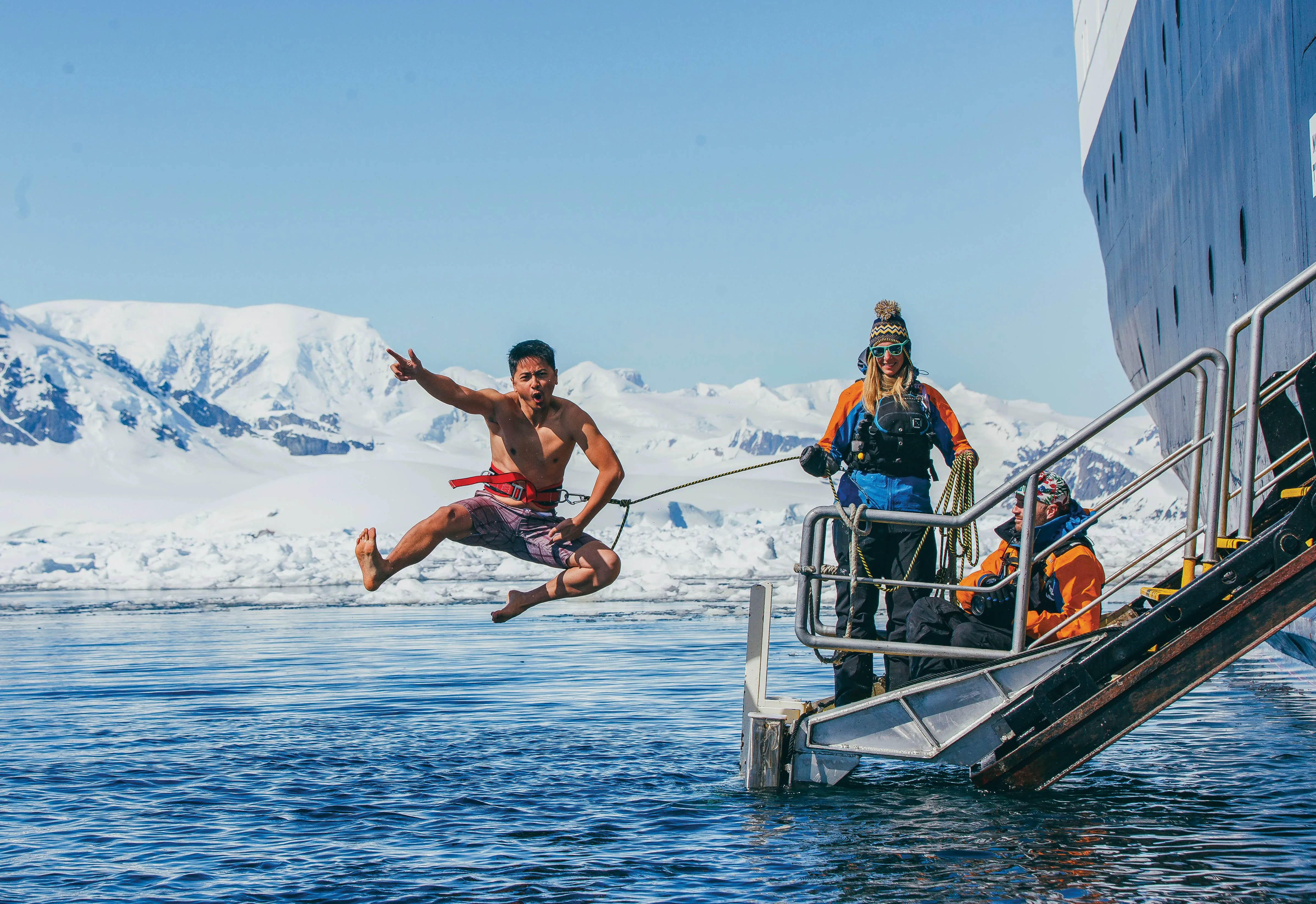 The polar plunge