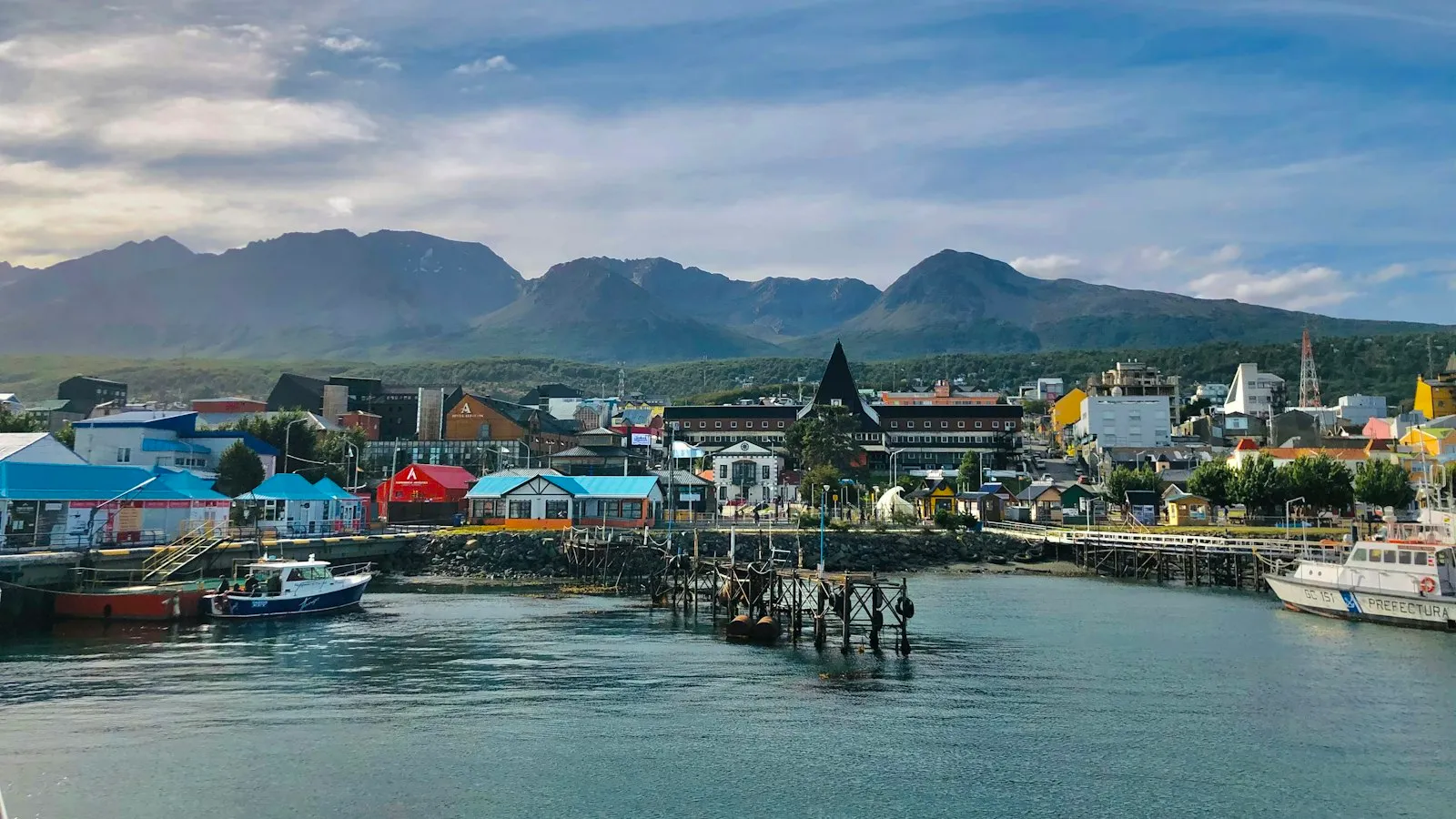 The port of Ushuaia